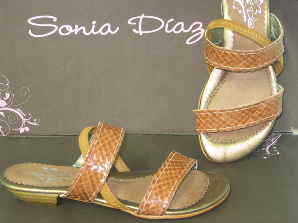 97178516 LIGH BROWN LEATHER SANDAL, INSOLE LEATHER, FLAT SHOES SOLE