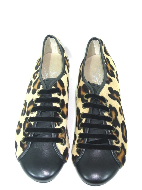 43072100 LEOPARD LEATHER OXFORD