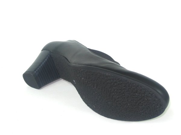 52023402 BLACK LEATHER, INSOLE LEATHER, LOW HEEL 6 CM
