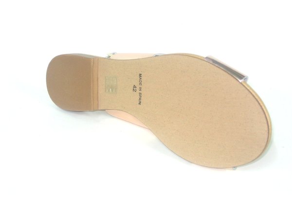 63020411 GOLD PINK LEATHER CROSSOVER STRAP ON THE FRONT SANDAL, INSOLE LEATHER